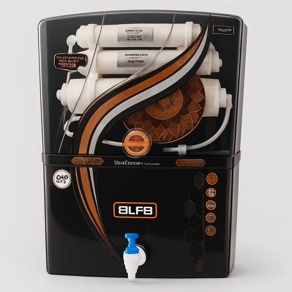 Alfa Copper Countertop RO Water Purifier with Multi-Stage Filtration